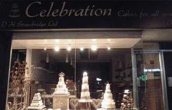 Celebration shop front